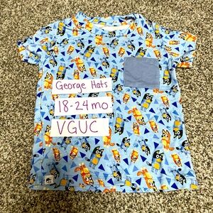 George Hats Bluey Bamboo Pocket Tee